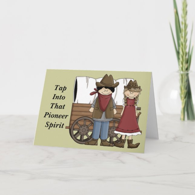 Encouragement Carte d'Esprit Pioneer Mignonne - Ou (Devant)