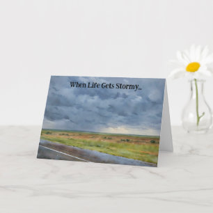 Encouragement dans les tempêtes envoyer une carte 
