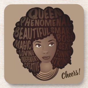 Encouragement des femmes Dessous de verre série 6