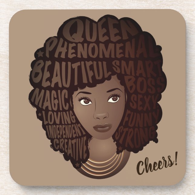 Encouragement des femmes Dessous de verre série 6 (Devant)