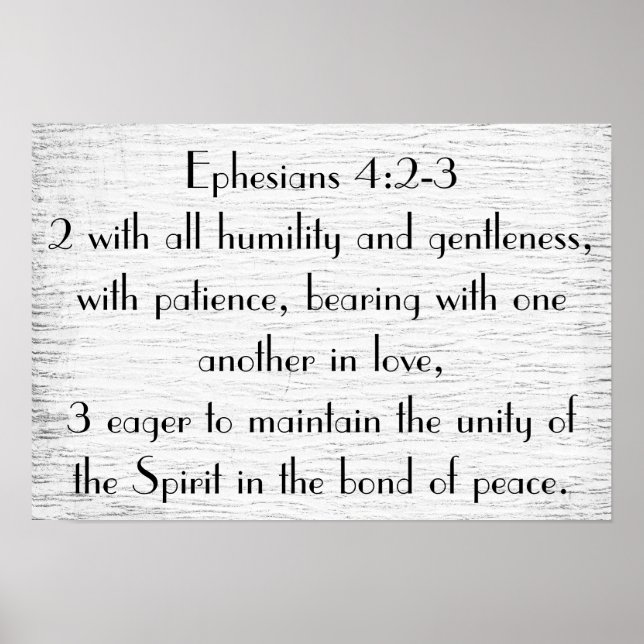 Encouragement du verset de la Bible mariage Poster (Devant)