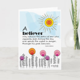 Encouragement for Believers Card Karte