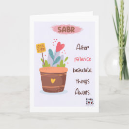 Encouragement - Islamic Colorful Karte