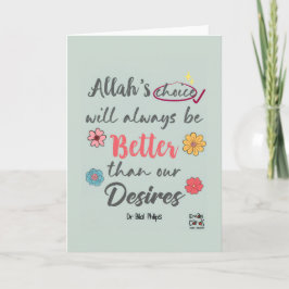 Encouragement - Islamic Karte