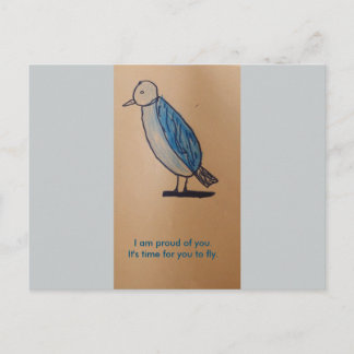 Encouragement par carte postale