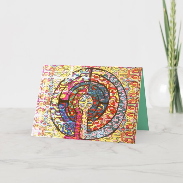 Encouragement Penser à votre carte - Br Labyrinth (Devant)