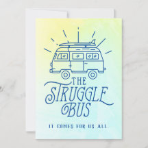 Encouragement pour la carte de bus en lutte