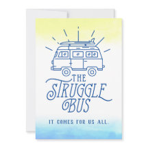 Encouragement pour la carte de bus en lutte
