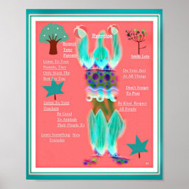 ENCOURAGEMENT POUR LES ENFANTS. Affiche