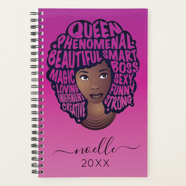 Encourager les femmes noires, Magenta (Devant)
