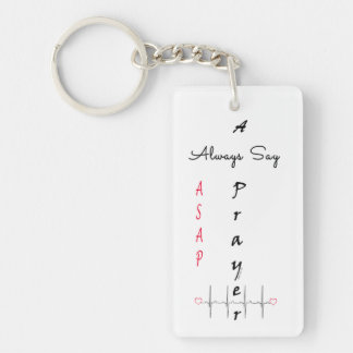 Encourager les mots sur Porte - clé acrylique