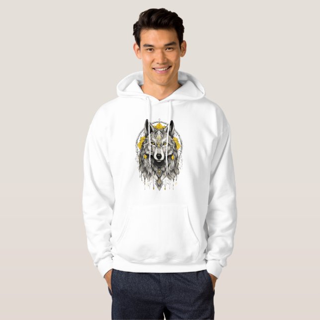 Encre cosmique - Sweat - shirts à capuche mystique (Devant entier)