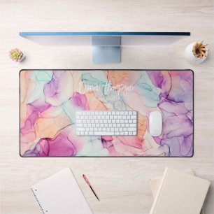 Encre d'alcool dans les couleurs pastel Motif Pers