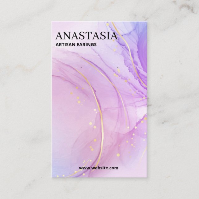 Encre d'alcool Purple Elevage Cartes d'emballage (Devant)