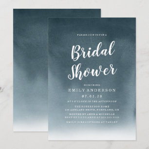 Encre   Invitation de Baby Shower de Mariée