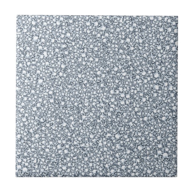 Encrusted Diamonds Look Glitzer Patter Fliese (Vorderseite)