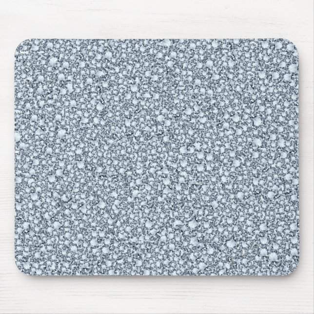 Encrusted Diamonds Look Glitzer Patter Mousepad (Vorne)