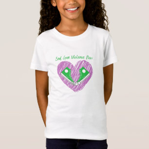 End Gun Gewalt Green High Tops Protest T - Shirt