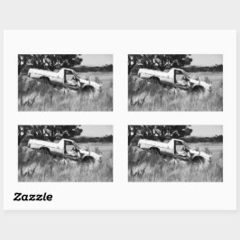 End of the Journey Rechteckiger Aufkleber