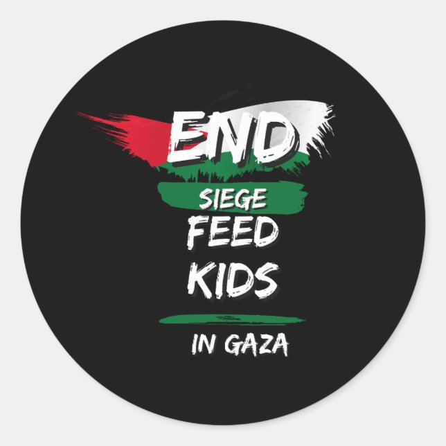 END SIEGE RUNDER AUFKLEBER (Vorderseite)