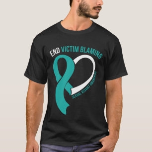 End Victim Blaming Ribbon Hörgeschenke Bewusstsein T-Shirt