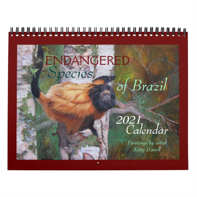"ENDANGERED Species of Brazil" 2021 Kalender (Titelbild)