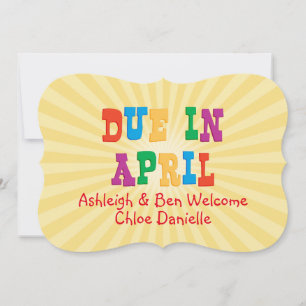 Ende April Ankündigung