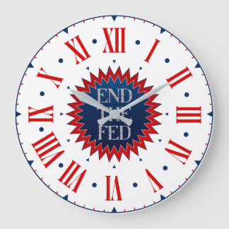 Ende der Gefüttert Stars römische große Uhr