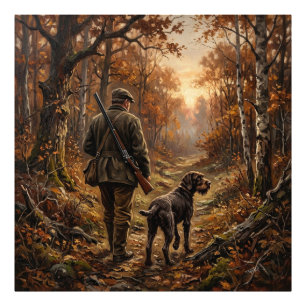 Ende der Jagd: Echos des Herbstes Fotodruck