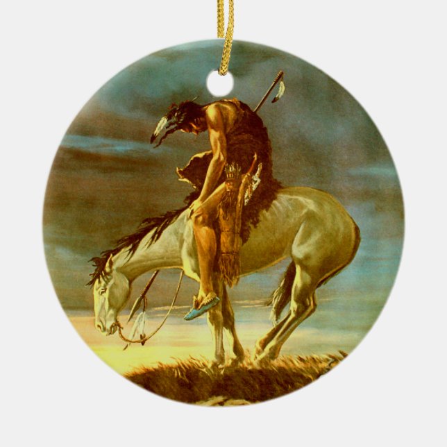 ENDE DER SPUR KERAMIK ORNAMENT (Vorne)