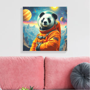 ENDE DER WELT - GIGANTISCHER PANDA 2 LEINWANDDRUCK