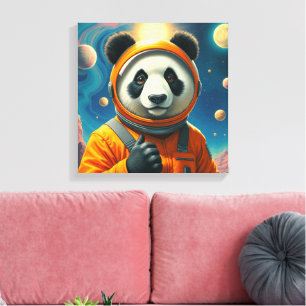 ENDE DER WELT - RIESENPANDA 3 LEINWANDDRUCK