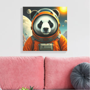 ENDE DER WELT - RIESENPANDA LEINWANDDRUCK