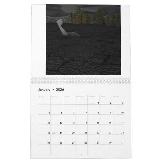 Ende der Weltzählung unten Kalender (Jan 2026)