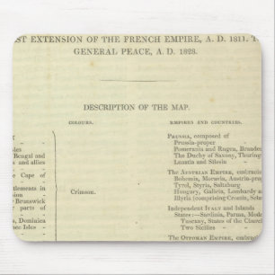 Ende des allgemeinen Friedens 1828 AD Mousepad