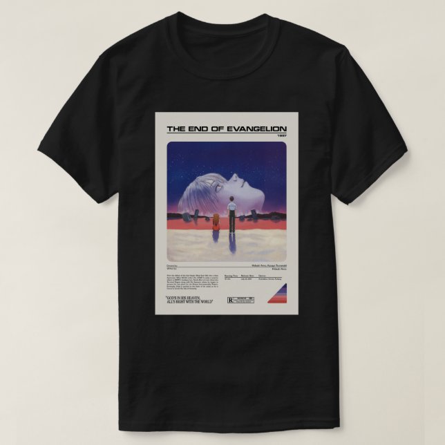 Ende des Evangelion Mitte des Jahrhunderts modern T-Shirt (Design vorne)