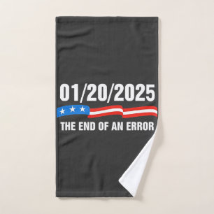 Ende des Fehlers 20. Januar 2025 Trump Einweihung Handtuch