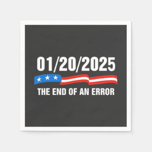 Ende des Fehlers 20. Januar 2025 Trump Einweihung Serviette