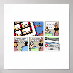 Ende des Internet-Plakats! Poster