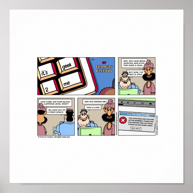 Ende des Internet-Poster! Poster (Vorne)