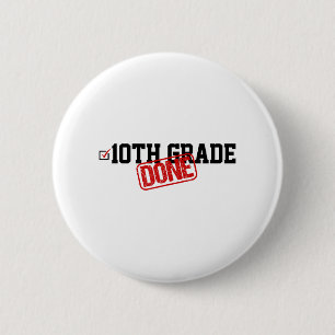 Ende des Jahres 10. Klasse - letzter Schultag Button