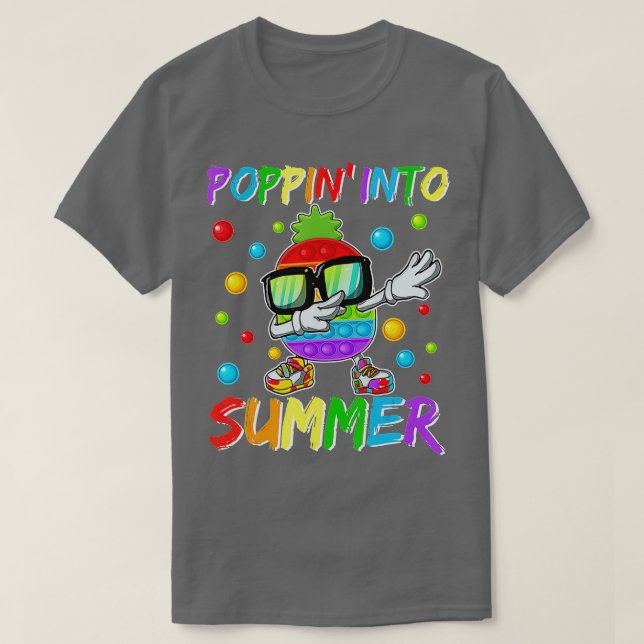 Ende des Jahres Lehrerschulen im Poppin T-Shirt (Design vorne)