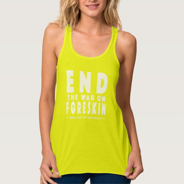 Ende des Krieges gegen die Spitze der Foreskin Tank Top (Vorderseite)
