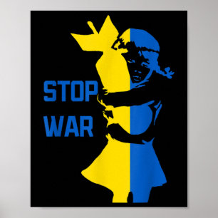 Ende des Krieges in der Ukraine - Stopp der Bombar Poster