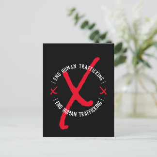 ENDE DES MENSCHENHANDELS XXX POSTKARTE