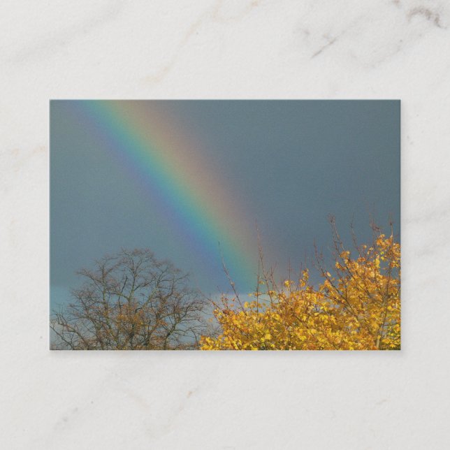 Ende des Regenbogens Visitenkarte (Vorderseite)