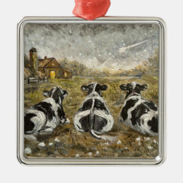 Ende des Tages - Whimsical Farmhouse Zuhause mit K Ornament Aus Metall