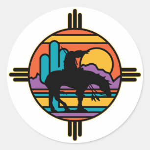 Ende des Weges Runder Aufkleber