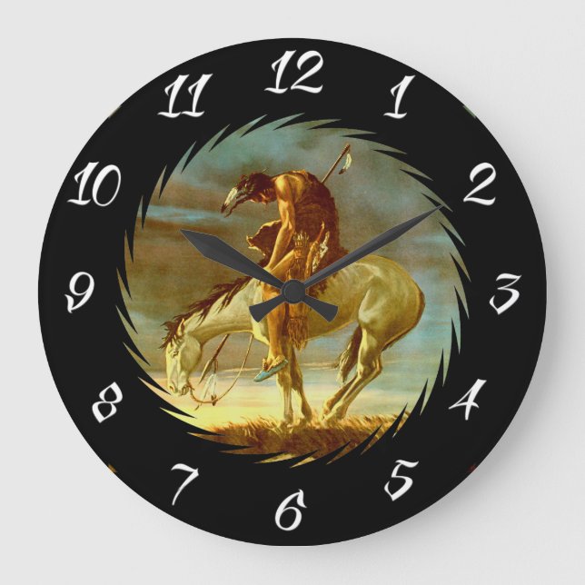 ENDE DES ZUGES GROßE WANDUHR (Vorderseite)