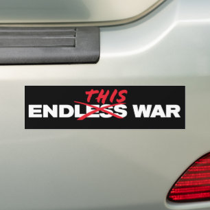 Ende dieses Krieges ohne Ende des Krieges Autoaufkleber